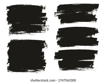 Flat Paint Brush Thin Full Background High Detail Abstract Vector Background Mix Set