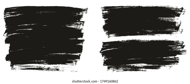 Flat Paint Brush Thin Full Background High Detail Abstract Vector Background Mix Set