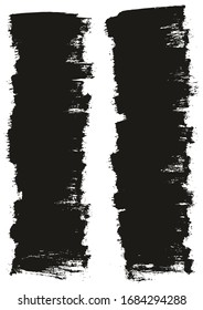 Flachpinsel, dünn, halber Hintergrund, hochdetaillierter abstrakter Hintergrund für Vektorillustration 