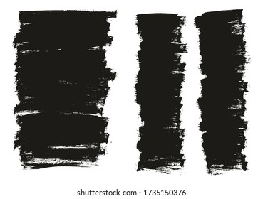 Flat Paint Brush Thin Long & Short Background Mix High Detail Abstract Vector Background Mix Set 