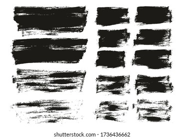 Flat Paint Brush Thin Long & Short Background Mix High Detail Abstract Vector Background Mix Set 