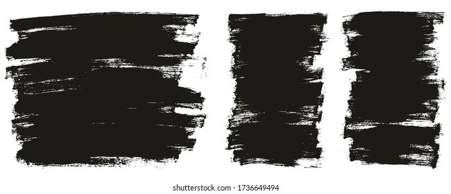 Flat Paint Brush Thin Long & Short Background Mix High Detail Abstract Vector Background Mix Set 