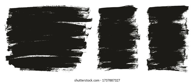 Flat Paint Brush Thin Long & Short Background Mix High Detail Abstract Vector Background Mix Set 