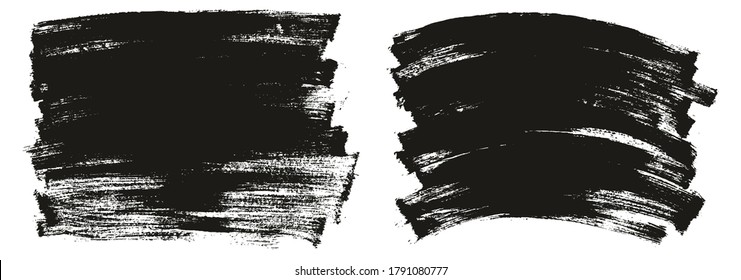 Pincel de pintura plana Pincel delgado de fondo largo y curvo Mezcla de fondo de alto detalle Resumen conjunto de mezcla de fondo de vectores 