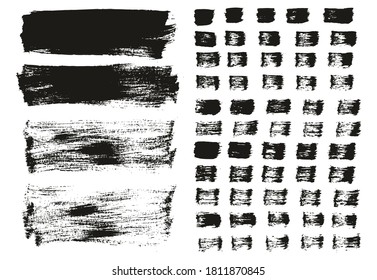 Flat Paint Brush Thin Long Background & Straight Lines Mix High Detail Abstract Vector Background Mix Set 