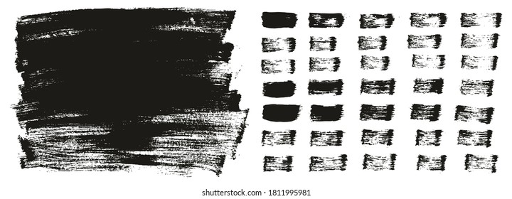 Pincel de pintura plana Fondo delgado de fondo largo y líneas rectas Mezcla de fondo de vectores con alto detalle abstracto 
