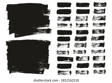 Flat Paint Brush Thin Long Background & Straight Lines Mix High Detail Abstract Vector Background Mix Set 