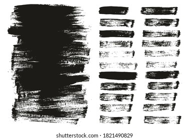 Flat Paint Brush Thin Long Background & Straight Lines Mix High Detail Abstract Vector Background Mix Set 
