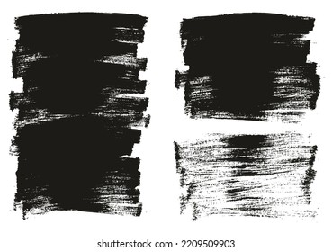 Flat Paint Brush Thin Long Background Mix High Detail Abstract Vector Background Mix Set 
