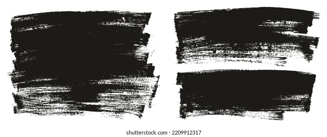 Flat Paint Brush Thin Long Background Mix High Detail Abstract Vector Background Mix Set 