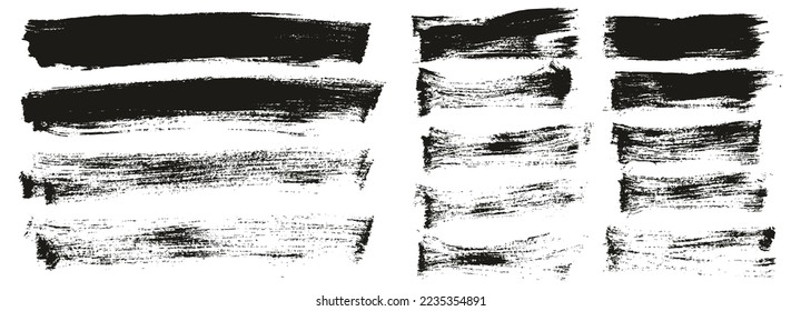 Flat Paint Brush Thin Long And Short Background Mix High Detail Abstract Vector Background Mix Set 