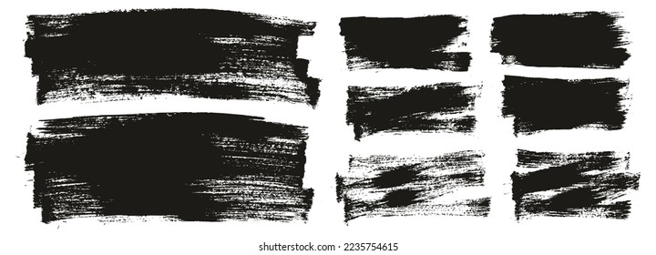 Flat Paint Brush Thin Long And Short Background Mix High Detail Abstract Vector Background Mix Set 