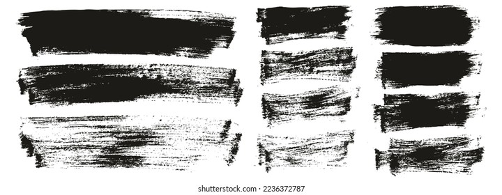 Flat Paint Brush Thin Long And Short Background Mix High Detail Abstract Vector Background Mix Set 