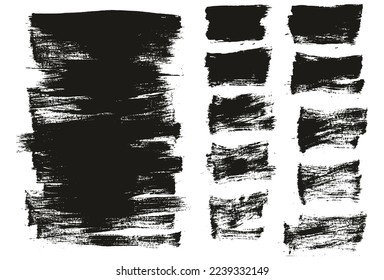 Flat Paint Brush Thin Long And Short Background Mix High Detail Abstract Vector Background Mix Set 