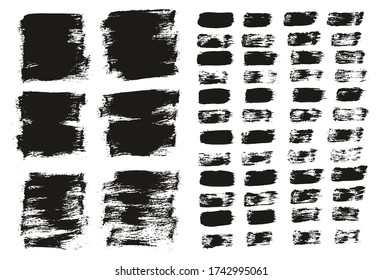 Flat Paint Brush Thin Short Background & Straight Lines Mix High Detail Abstract Vector Background Mix Set 