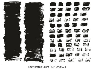 Pincel de pintura plana Fondo corto delgado y líneas rectas Mezcla de fondo de vectores abstracto de alto detalle 