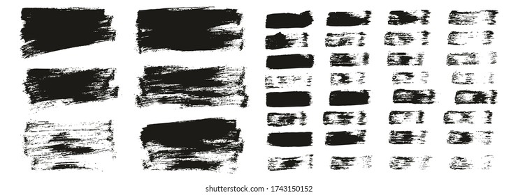 Flat Paint Brush Thin Short Background & Straight Lines Mix High Detail Abstract Vector Background Mix Set 