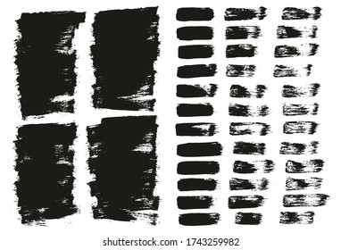 Flat Paint Brush Thin Short Background & Straight Lines Mix High Detail Abstract Vector Background Mix Set 
