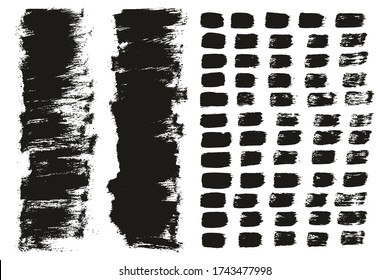 Flachpinsel mit dünner Oberfläche und gerade Linien vermischen hochdetailreiche abstrakte Vector Hintergrund Mix Set 