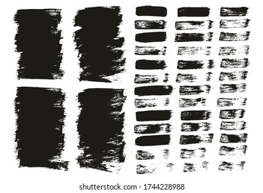 Pincel de pintura plana Fondo corto delgado y líneas rectas Mezcla de fondo de vectores abstracto de alto detalle 