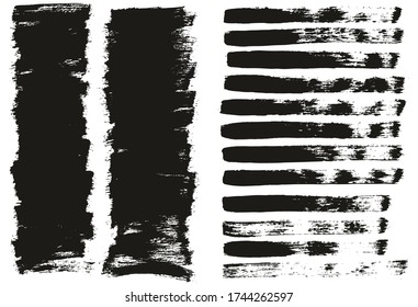 Flachpinsel mit dünner Oberfläche und gerade Linien vermischen hochdetailreiche abstrakte Vector Hintergrund Mix Set 