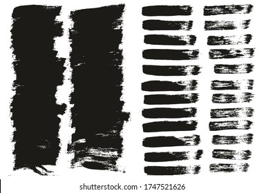 Pincel de pintura plana Fondo corto delgado y líneas rectas Mezcla de fondo de vectores abstracto de alto detalle 
