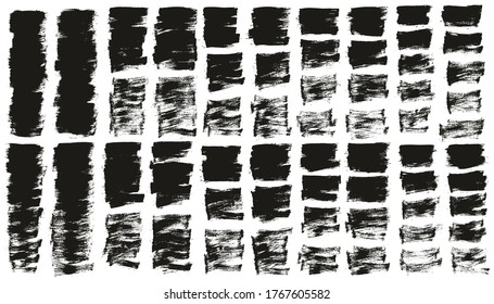 Flat Paint Brush Thin Short Background High Detail Abstract Vector Background Ultra Set 