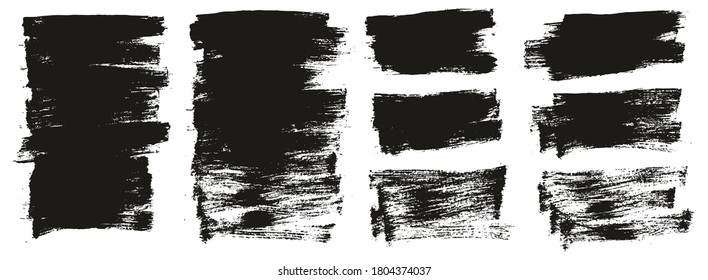 Flat Paint Brush Thin Short Mix Background High Detail Abstract Vector Background Mix Set 