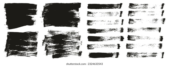 Pincel de pintura plana Fondo corto delgado y líneas rectas Mezcla de fondo de vectores abstracto de alto detalle 