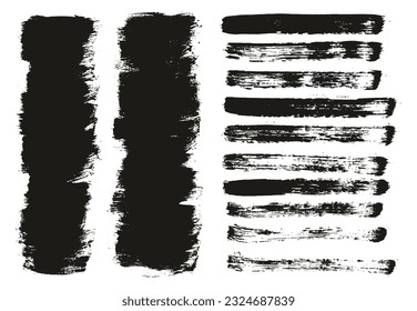 Pincel de pintura plana Fondo corto delgado y líneas rectas Mezcla de fondo de vectores abstracto de alto detalle 