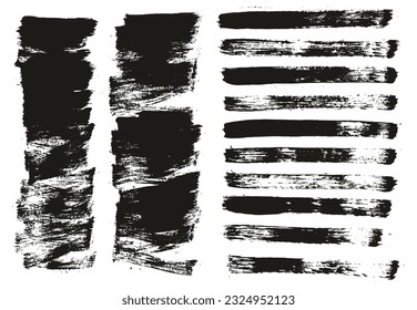 Pincel de pintura plana Fondo corto delgado y líneas rectas Mezcla de fondo de vectores abstracto de alto detalle 