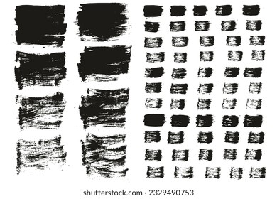 Pincel de pintura plana Fondo corto delgado y líneas rectas Mezcla de fondo de vectores abstracto de alto detalle 