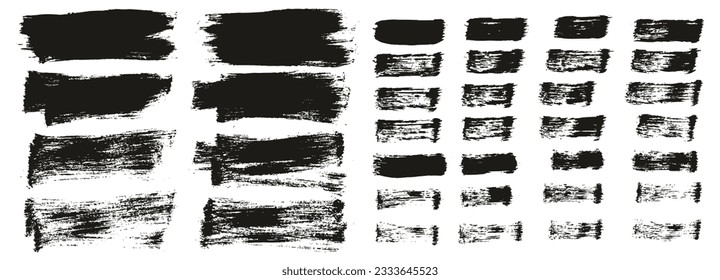 Flat Paint Brush Thin Short Background And Straight Lines Mix High Detail Abstract Vector Background Mix Set 