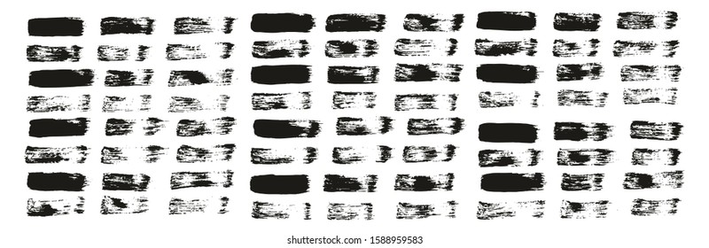 Flat Paint Brush Thin Straight Lines High Detail Abstract Vector Background Set 1920
