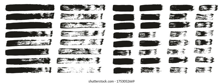 Pincel de pintura plana Líneas rectas delgadas conjunto de mezcla de fondo de vectores abstracto de alto detalle 