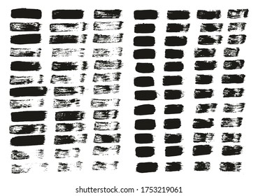 Pincel de pintura plana Líneas rectas delgadas conjunto de mezcla de fondo de vectores abstracto de alto detalle 