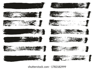 Pincel de pintura plana Líneas rectas delgadas conjunto de fondo de vectores abstracto de alto detalle 