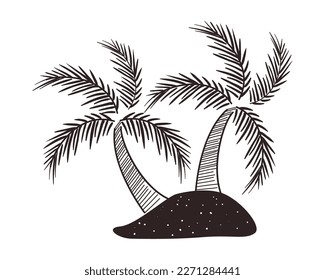 flat palms icon over white