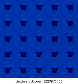 Flat panel grille with square holes. Seamless background for your site