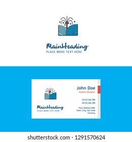 Flat Pants shower  Logo and Visiting Card Template. Busienss Concept Logo Design