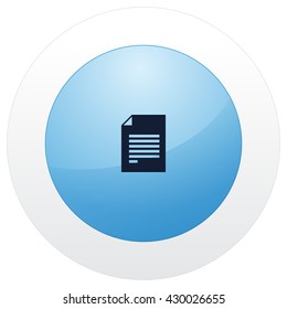 Flat paper cut style icon of text searching vector illustration