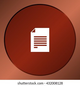 Flat paper cut style icon of text searching vector illustration