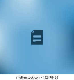 Flat paper cut style icon of text searching vector illustration