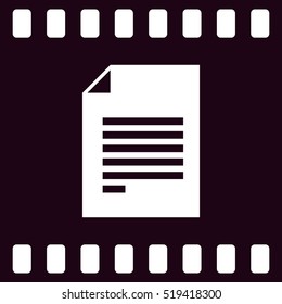 Flat paper cut style icon of text searching vector illustration