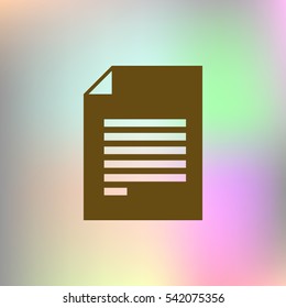 Flat paper cut style icon of text searching vector illustration