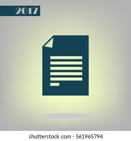 Flat paper cut style icon of text searching vector illustration