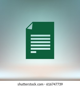 Flat paper cut style icon of text searching vector illustration