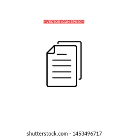 flat paper icon vector illustration template