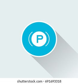 flat parking icon