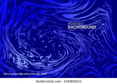 Flat particles of fluid dynamics for wallpaper design.  Abstract template.  Fashionable fluid cover design. Abstract vector illustration.
